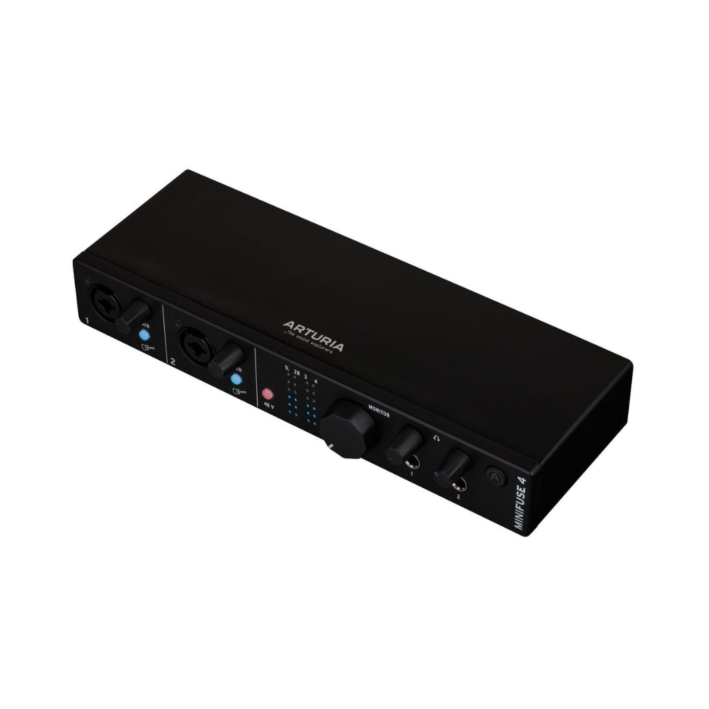 Arturia - MiniFuse 4 4-in/4-out USB-C Audio Interface - Black