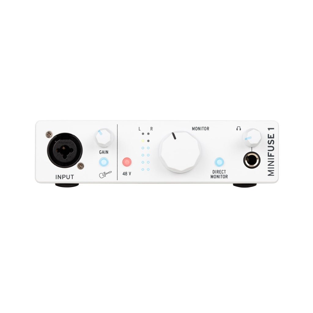 Arturia MiniFuse 1 - 1 In/ 2 Out Audio Interface - White Audio Interfaces Sky Music