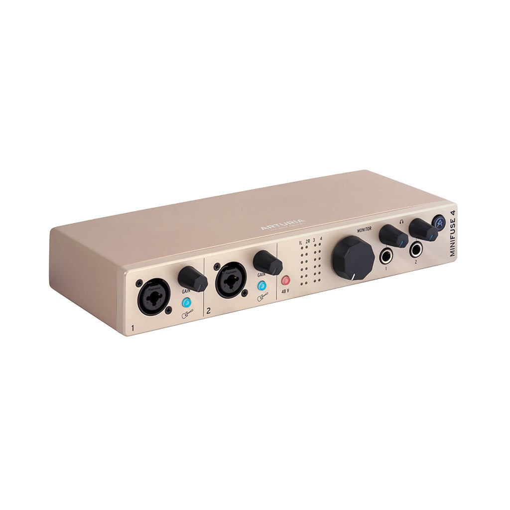 Arturia MiniFuse 4 USB-C Audio Interface - Champagne Audio Interfaces Sky Music