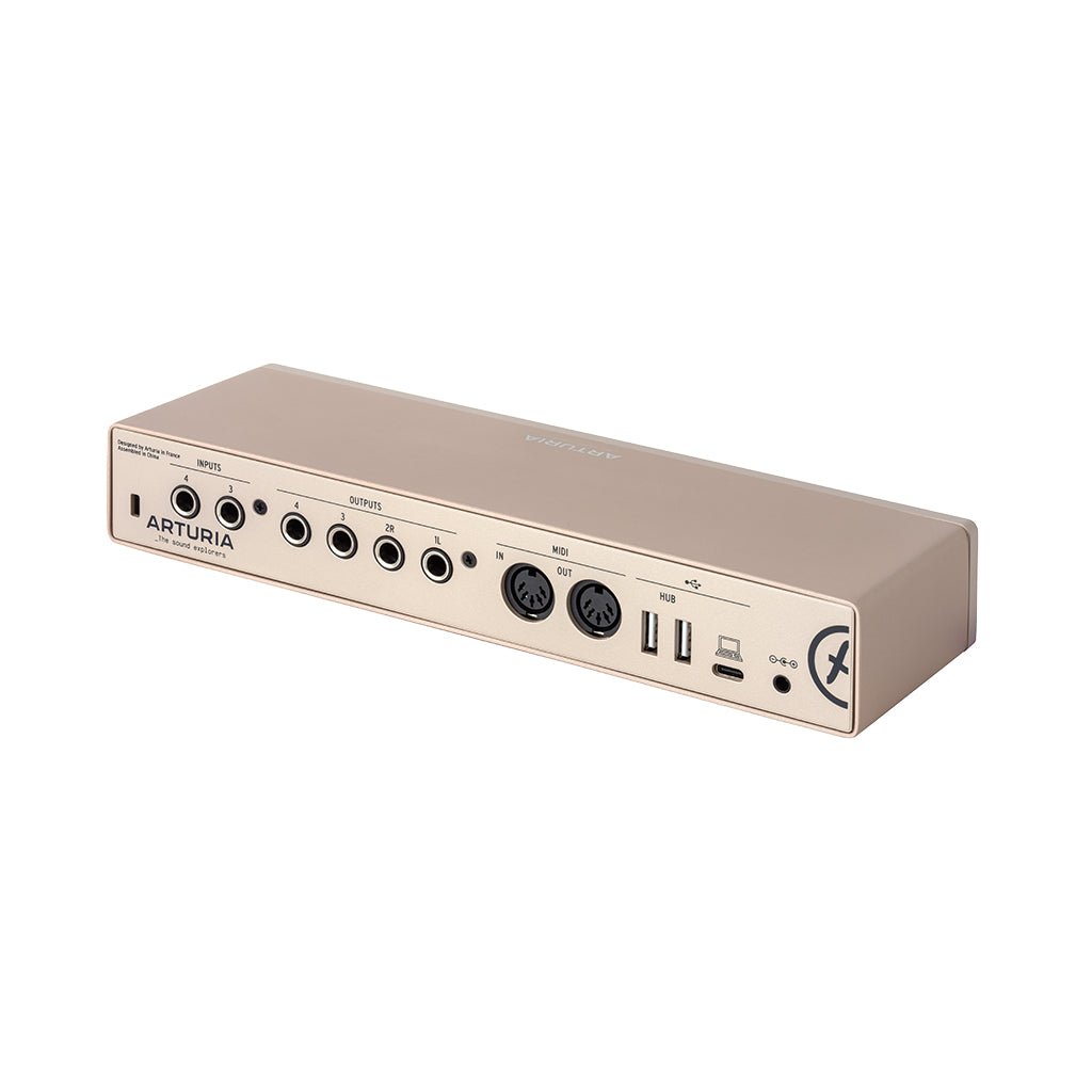 Arturia MiniFuse 4 USB-C Audio Interface - Champagne Audio Interfaces Sky Music