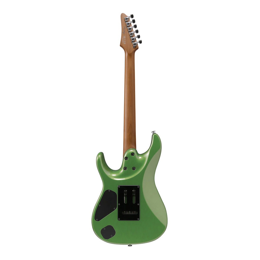 Ibanez AZ2402 Electric Guitar with Roasted Maple Fretboard and Case Apple Green Metallic