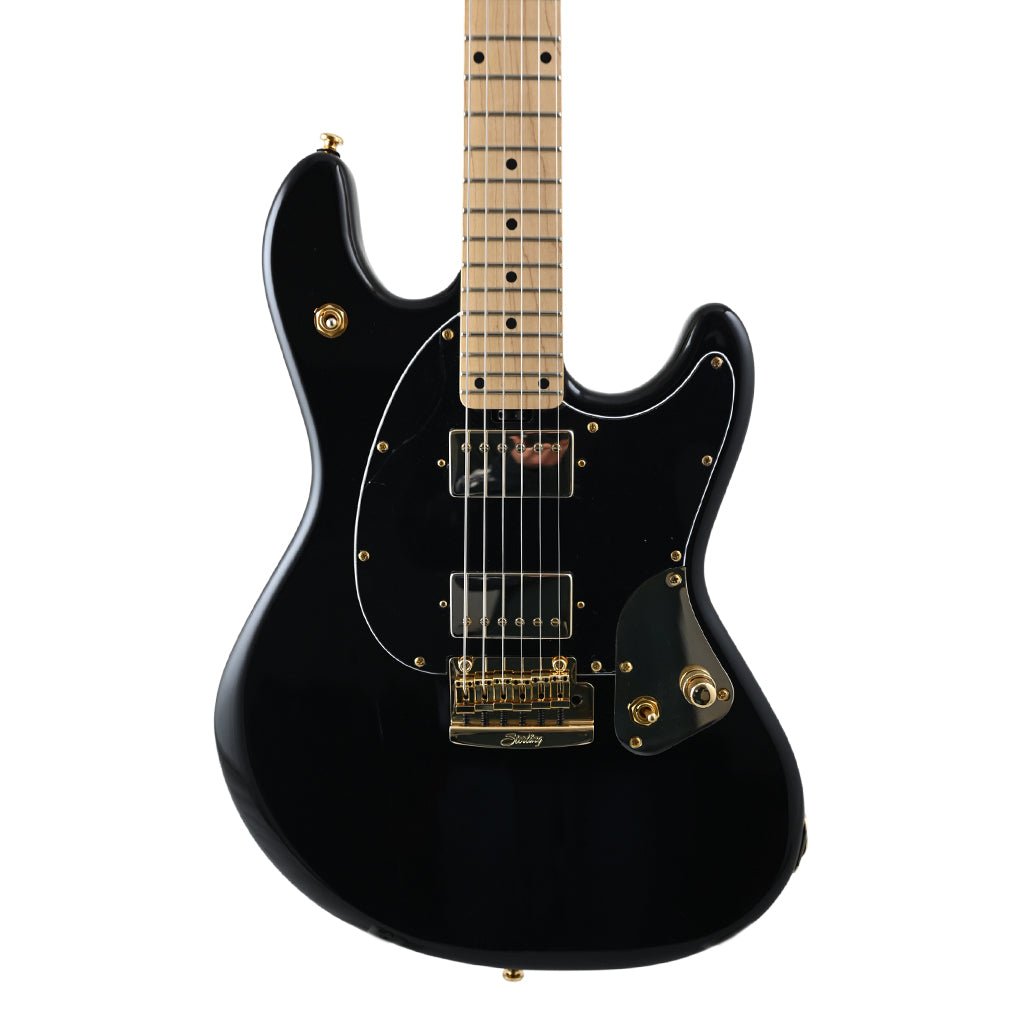 B-STOCK Sterling Stingray Guitar SR Jared Dines - Black w Gold Hardware Electric Guitars Sky Music