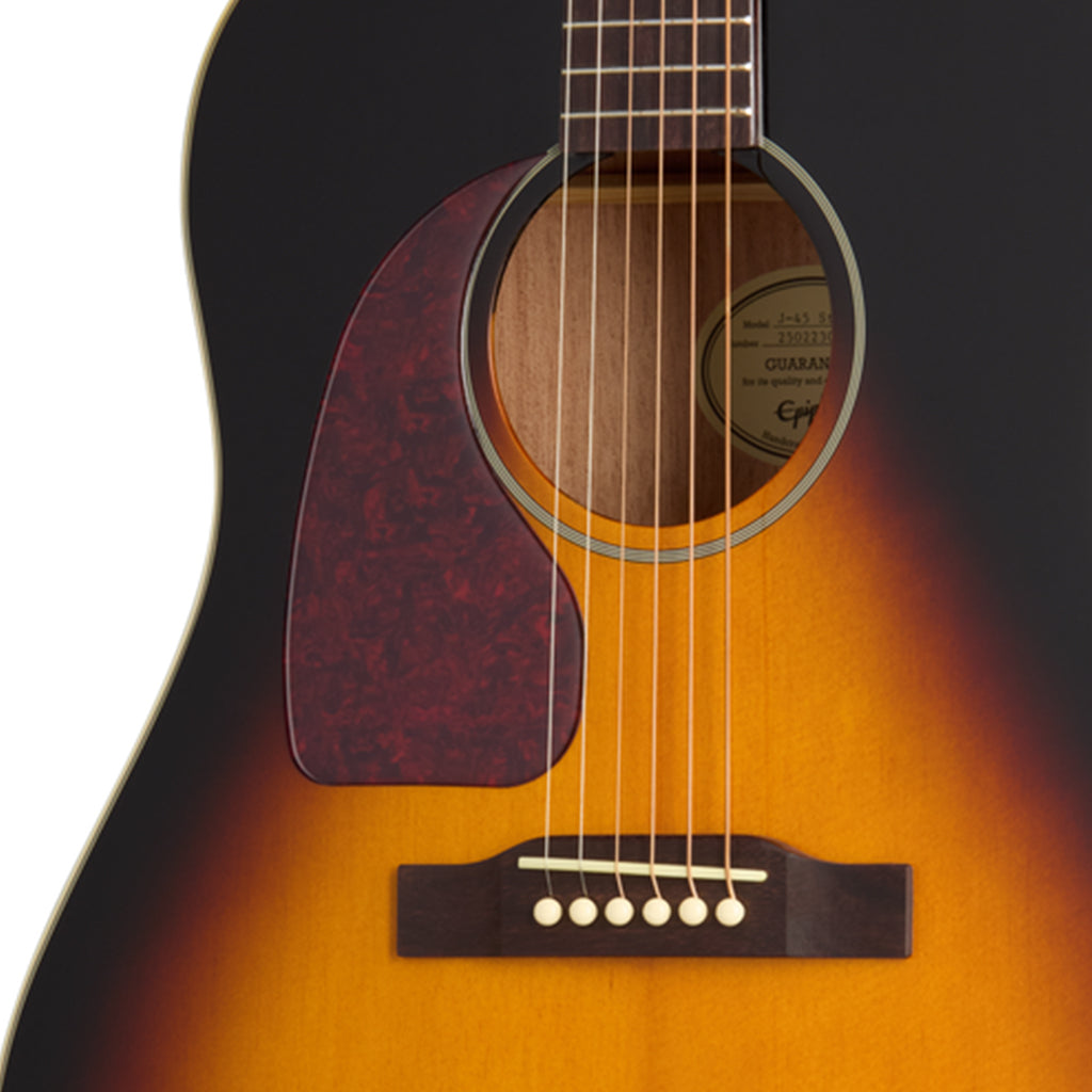 Epiphone J45 Studio Left Handed - Vintage Sunburst