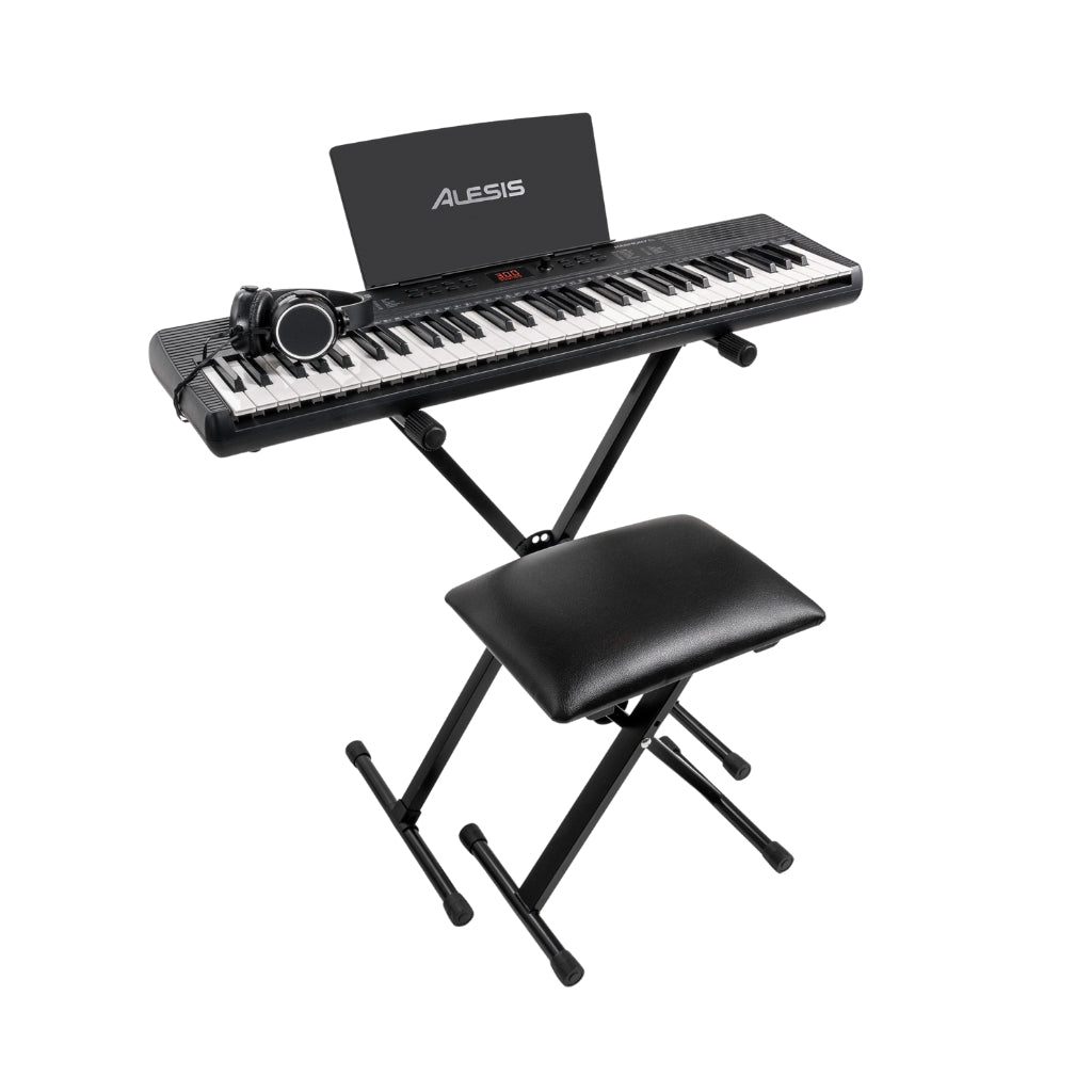 Alesis - Harmony 61 MK4 - 61-Key Portable Keyboard with Accessory Bundle