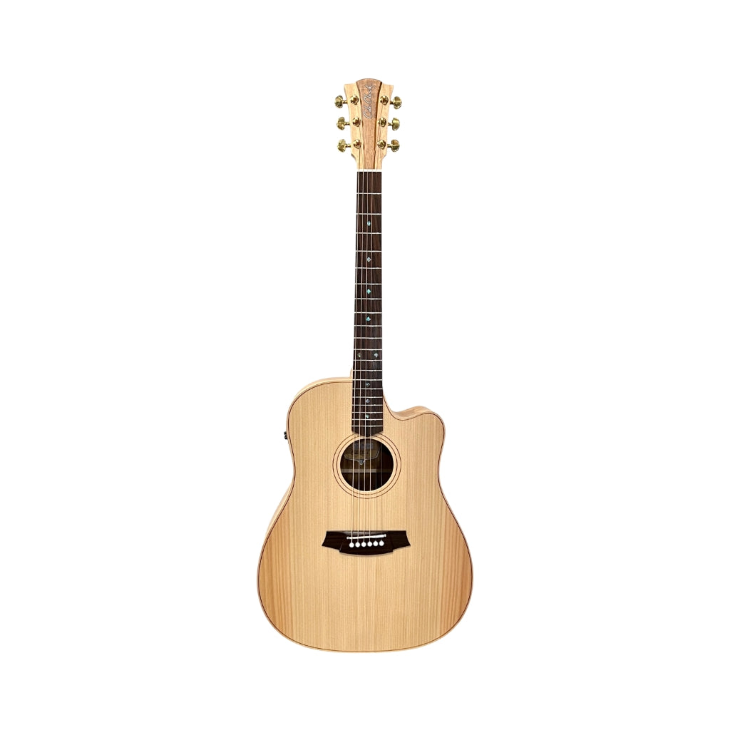 Cole Clark FL2EC Fat Lady 2 Cutaway Acoustic/Electric - Bunya Blackwood, Rosewood Fingerboard