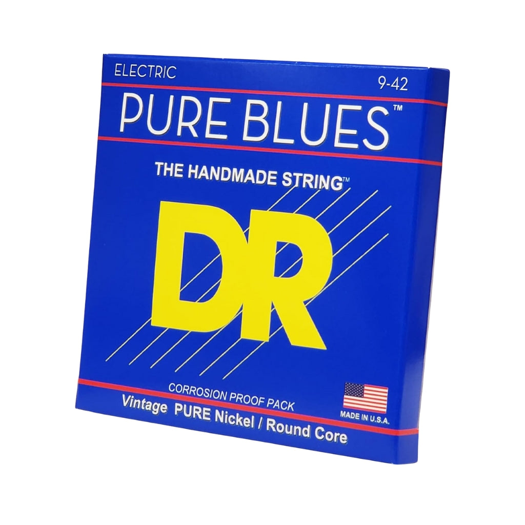 DR - Pure Blues Pure Nickel Electric Guitar Strings - Medium 10-52