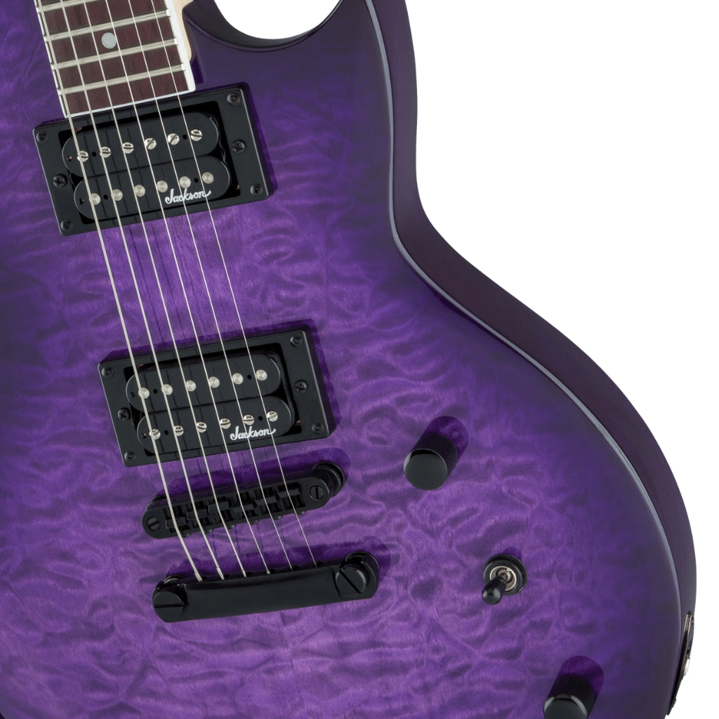 B-STOCK Jackson JS Series Monarkh SC JS22Q - Transparent Purple Burst, Amaranth Fingerboard