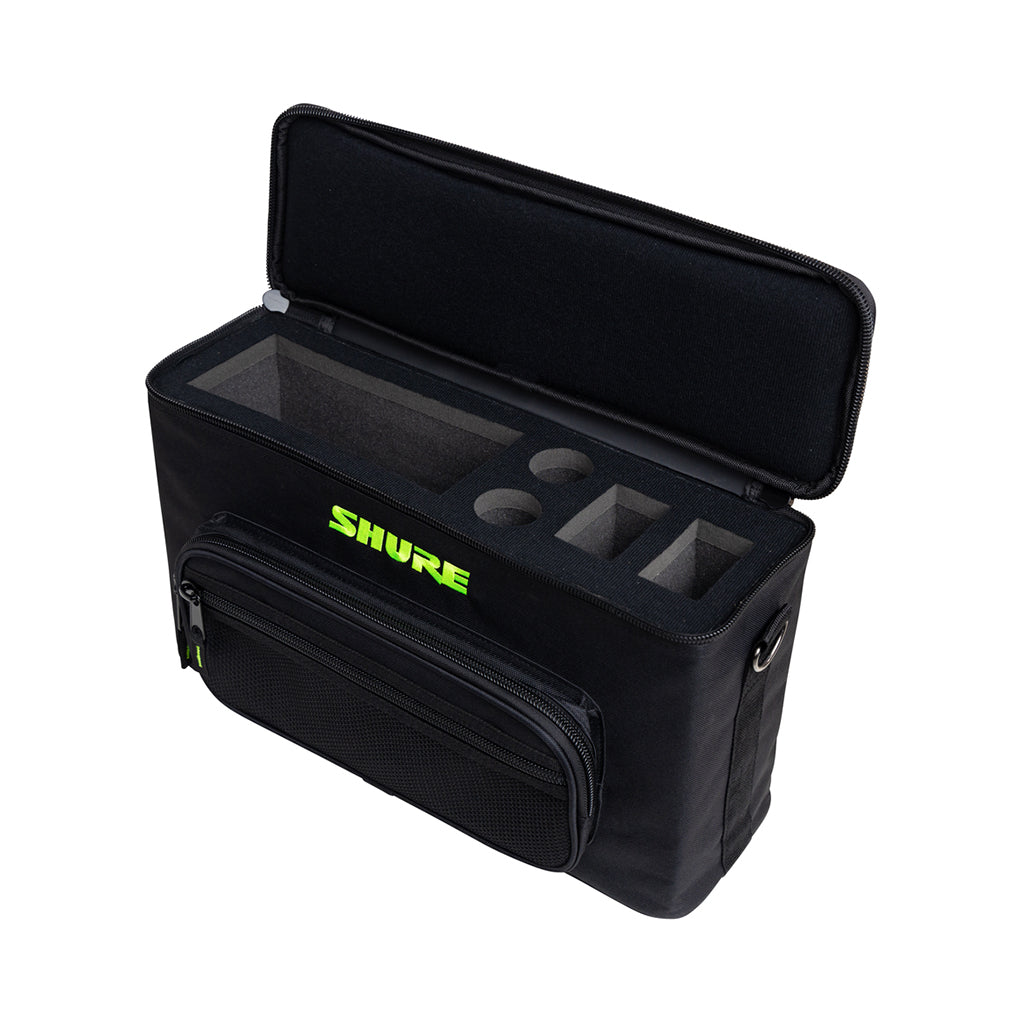 Shure By Gator SH-WRLSSCARRYBAG-2 Padded Carrying Bag - Holds 2 Wireless Systems