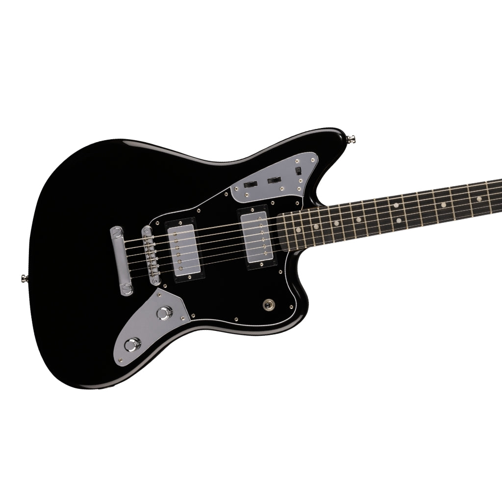 Fender - Limited Edition Player Fusion Jaguar Baritone Electric Guitar - Black, Ebony Fingerboard