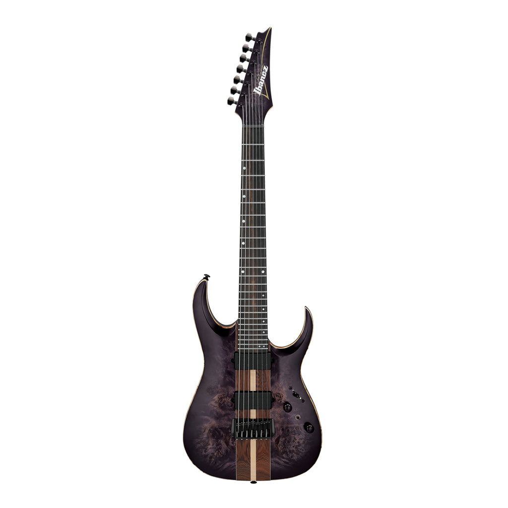 Ibanez RGA217P1PB Premium 7-String Electric Guitar w/Gigbag - Deep Twilight Burst Low Gloss