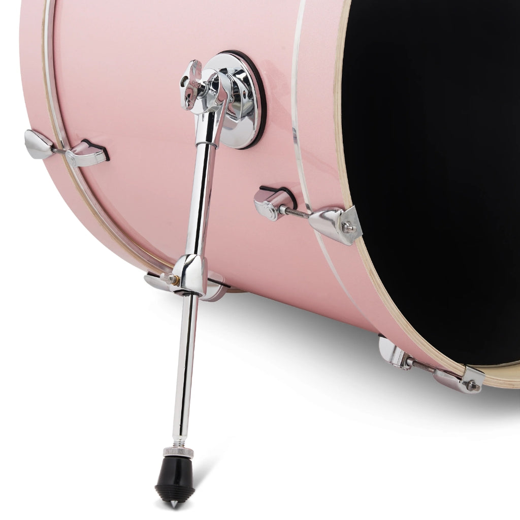PDP Mainstage 5-Piece Complete Drum Set with Hardware and Cymbals - Pale Rose