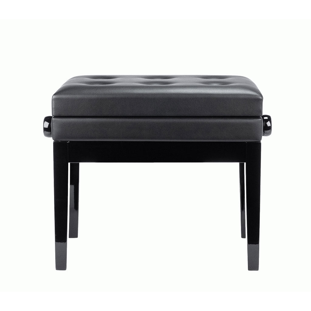 Beale BPB220BK Piano Bench Plush Cushion w/ Storage