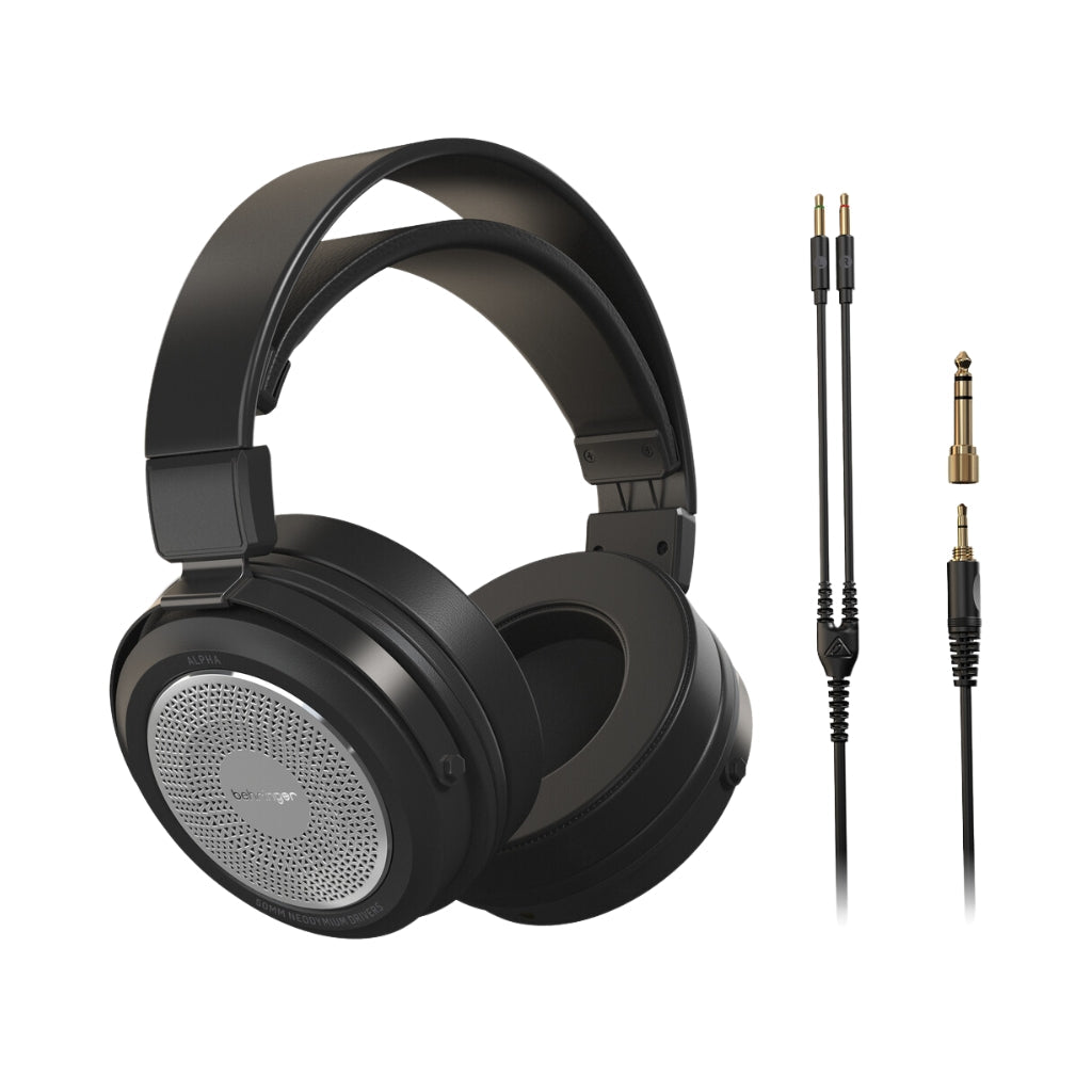 Behringer Alpha Retro Style Open Back Headphones Headphones Sky Music