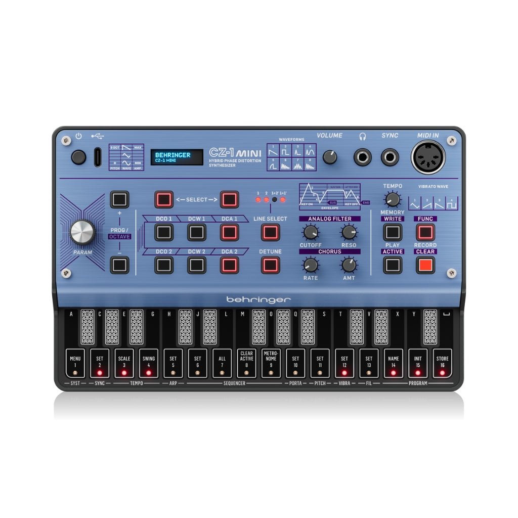 Behringer CZ-1 Mini Hybrid Phase Distortion Synthesizer Synthesizers Sky Music