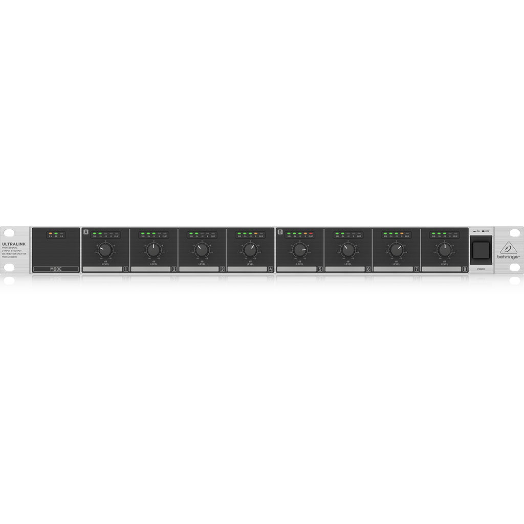 BEHRINGER DS2800 2 IN 8 OUT DISTRIBUTION SPLITTER
