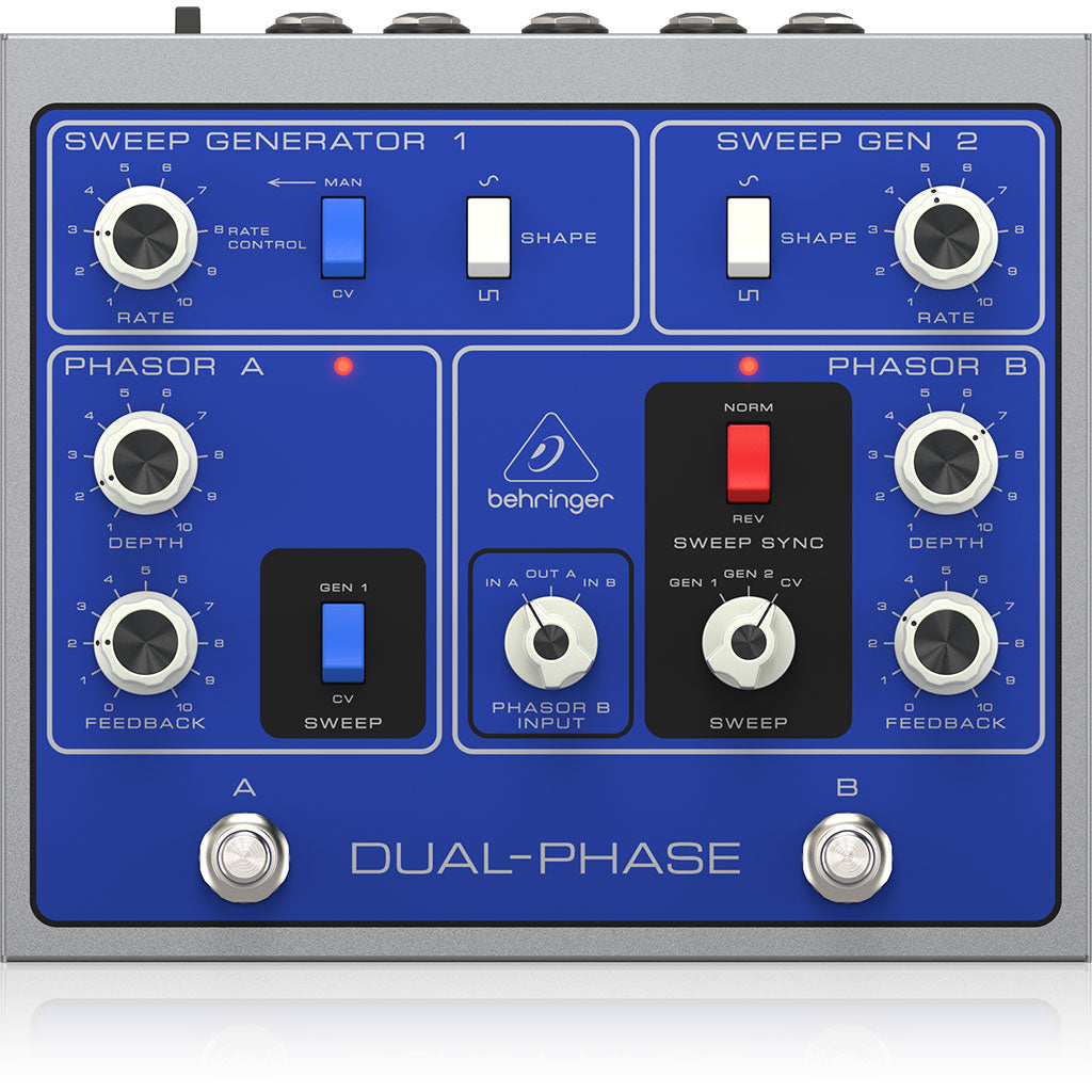 BEHRINGER DUAL-PHASE ANALOG PHASE SHIFT PEDAL