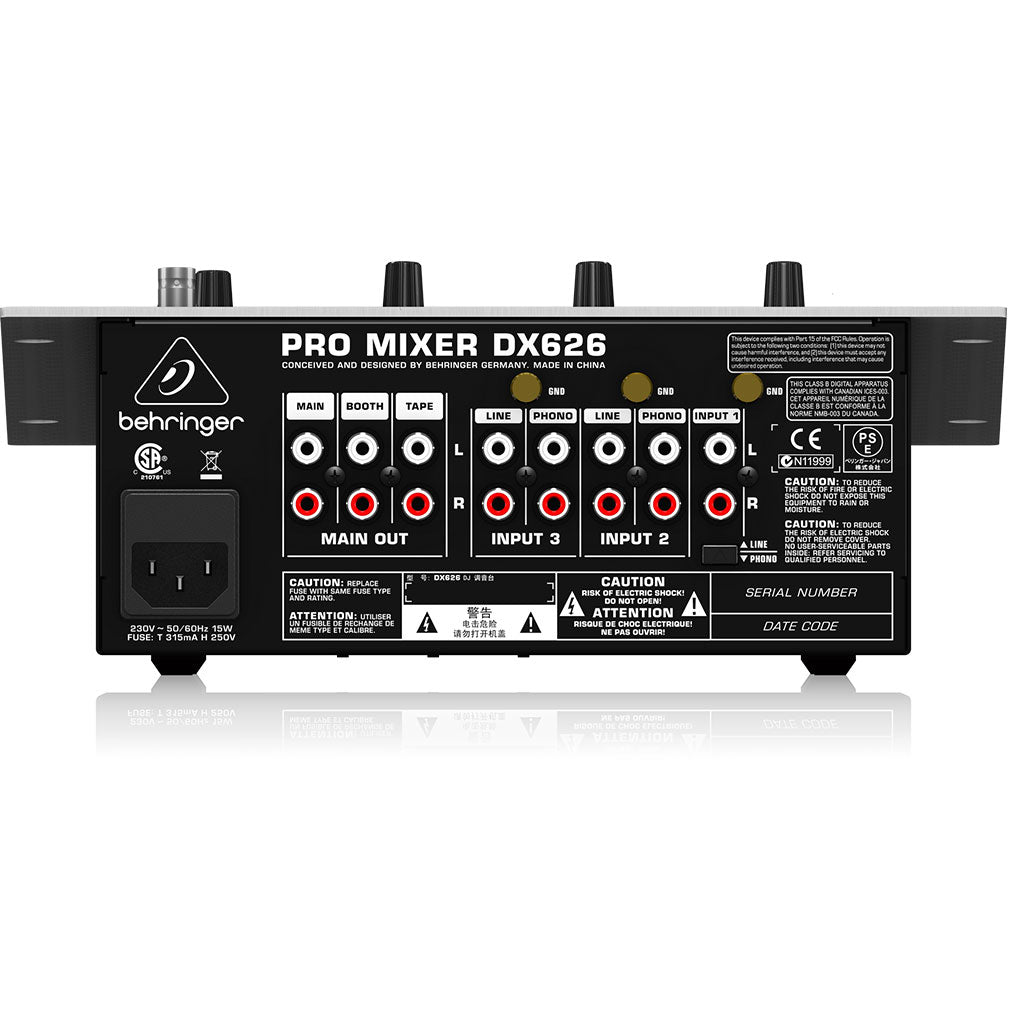 BEHRINGER DX626 PRO DJ MIXER