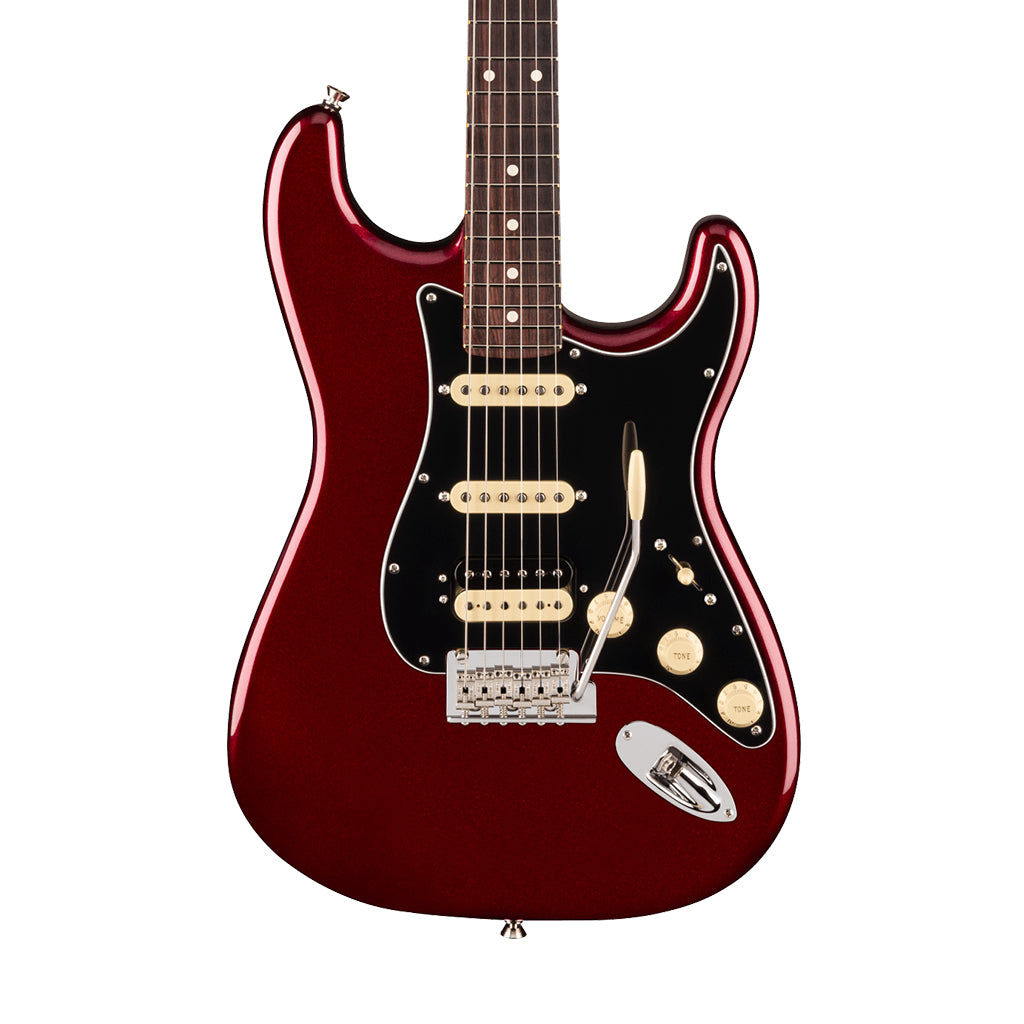 Fender American Professional Stratocaster HSS Rosewood Electric Guitar - Oxblood
