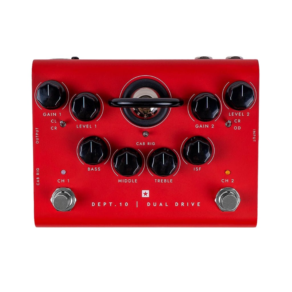 Blackstar Dept 10 Dual Drive 2-Channel Tube Overdrive Pedal Effects Pedals Sky Music