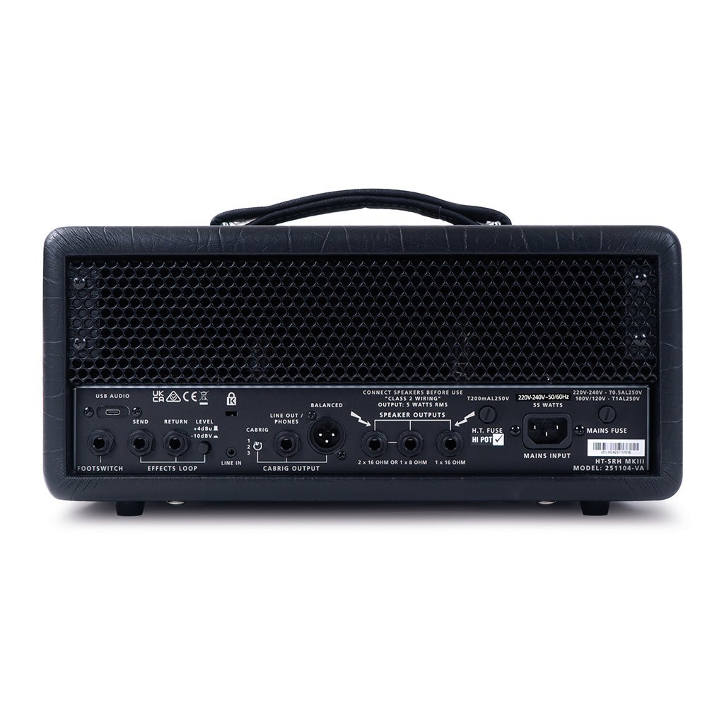 Blackstar HT-5RHMKIII 5 Watt Valve Head Electric Guitar Amplifiers Sky Music
