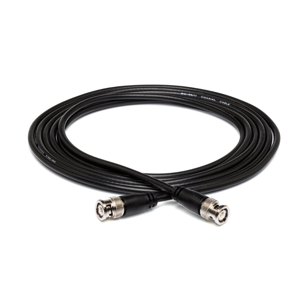 Hosa Technology - BNC to BNC - 50-ohm Coax Cable 1.5ft