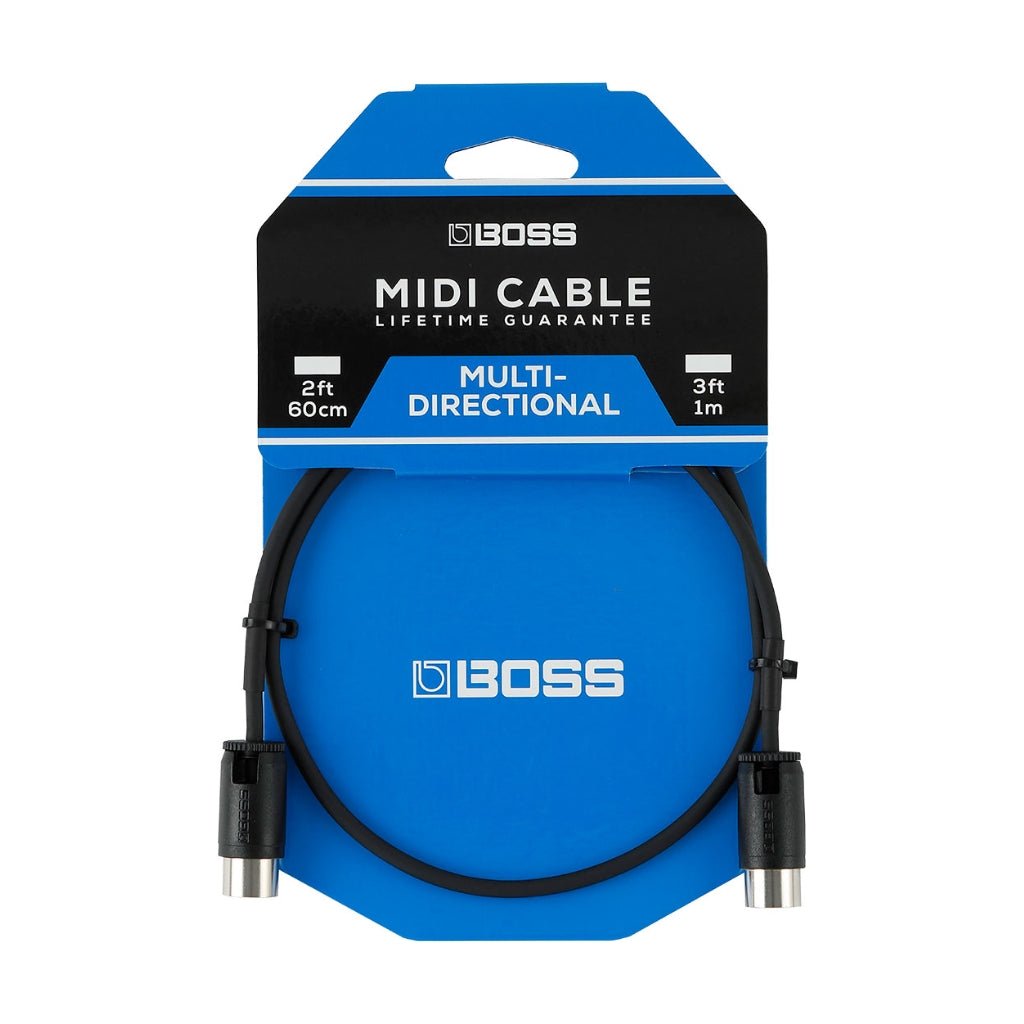 Boss BMIDI-PB3 Multi-Directional MIDI Pedalboard Cable 3ft Other Sky Music