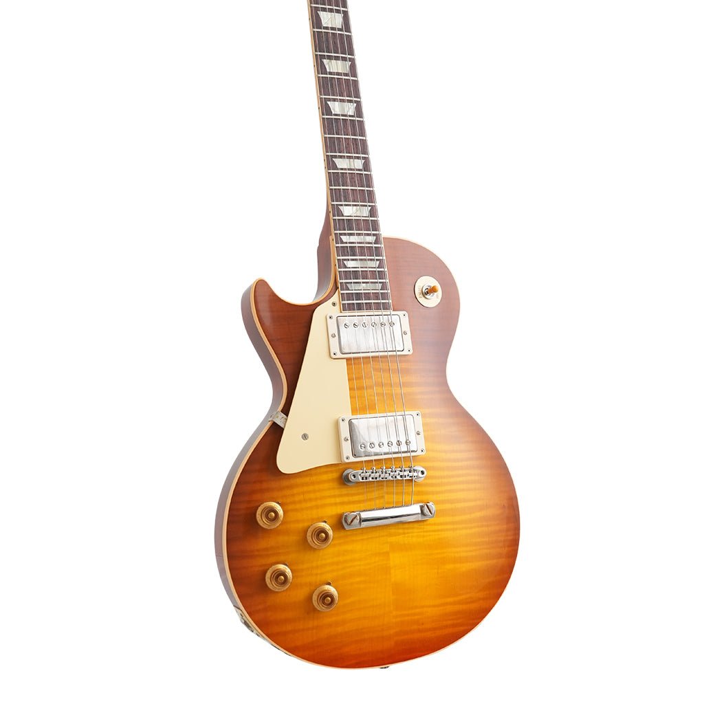 BSTOCK Gibson Custom Shop '59 Les Paul Standard - Left Handed - Ultra Light - Royal Tea Electric Guitars Sky Music