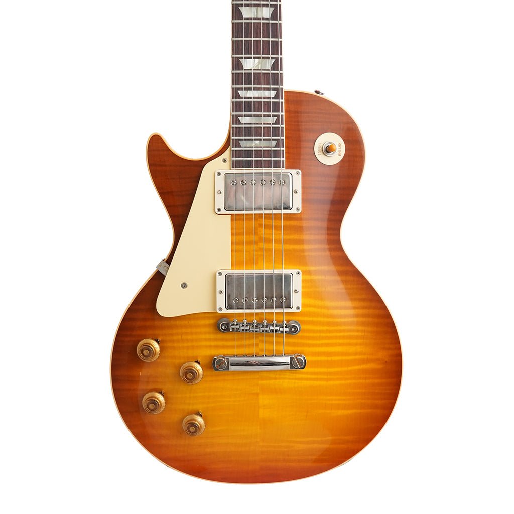 BSTOCK Gibson Custom Shop '59 Les Paul Standard - Left Handed - Ultra Light - Royal Tea Electric Guitars Sky Music