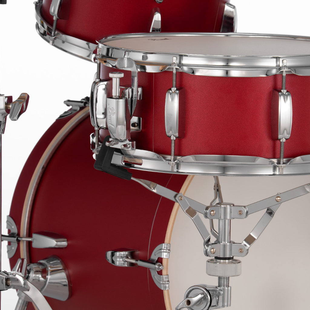 Pearl - Midtown 4-pc Compact Drum Set w/Hardware - Matte Red