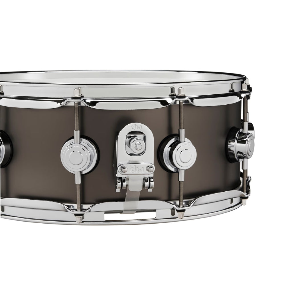 DW - Collector's Series Metal Brass Snare Drum - 5.5 x 14-inch - Satin Black
