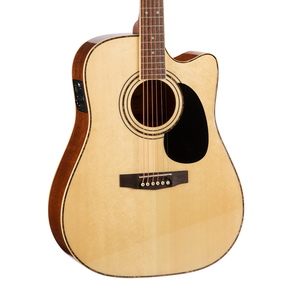 Cort AD880CE NAT Dreadnought Cutaway Gloss Natural