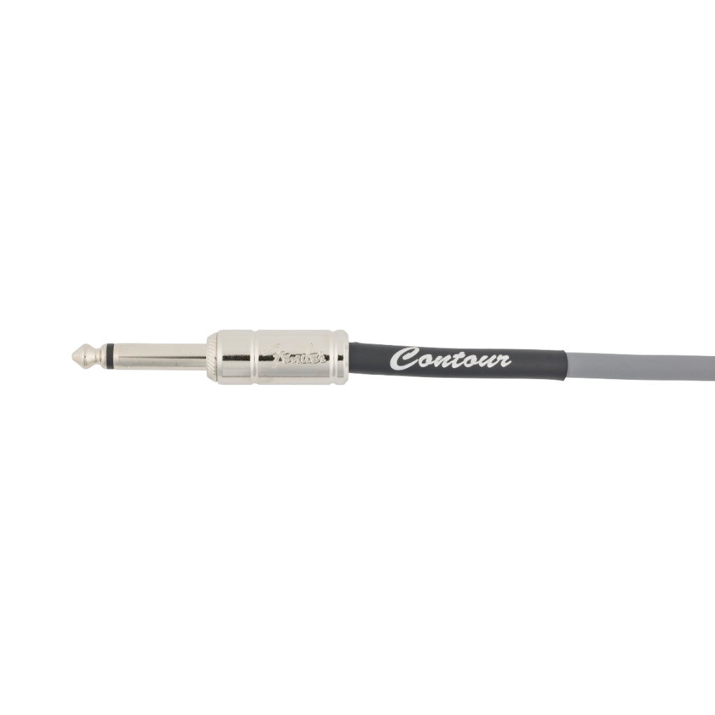 Fender - Contour Series Instrument Cable - Inca Silver, 18.6 feet