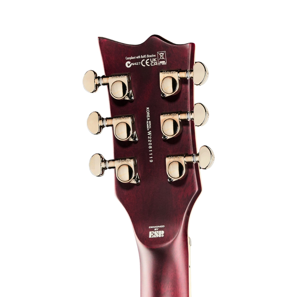 ESP LTD EC401 Quilted Maple Electric Guitar - See Through Black Cherry Sunburst