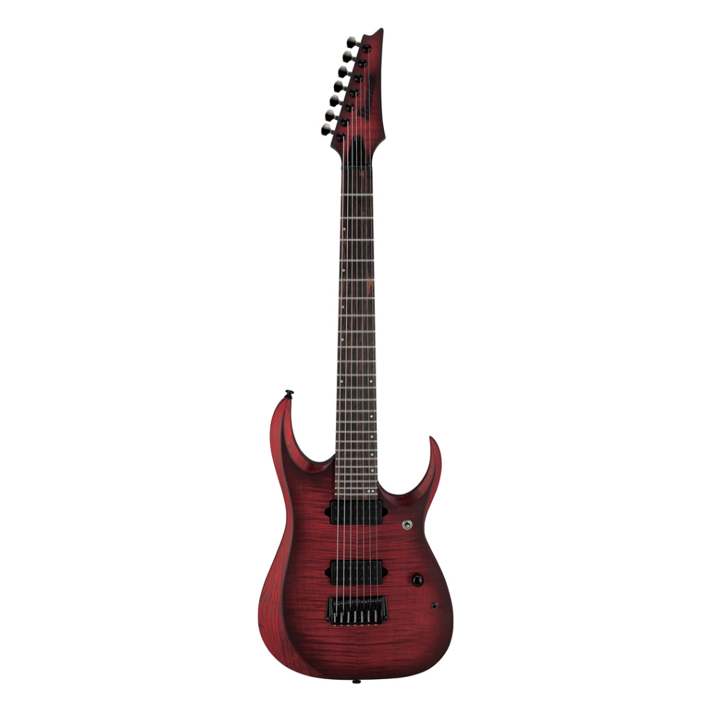 Ibanez - RGD721FA 7-String Electric Guitar - Stained Wine Red Burst Flat