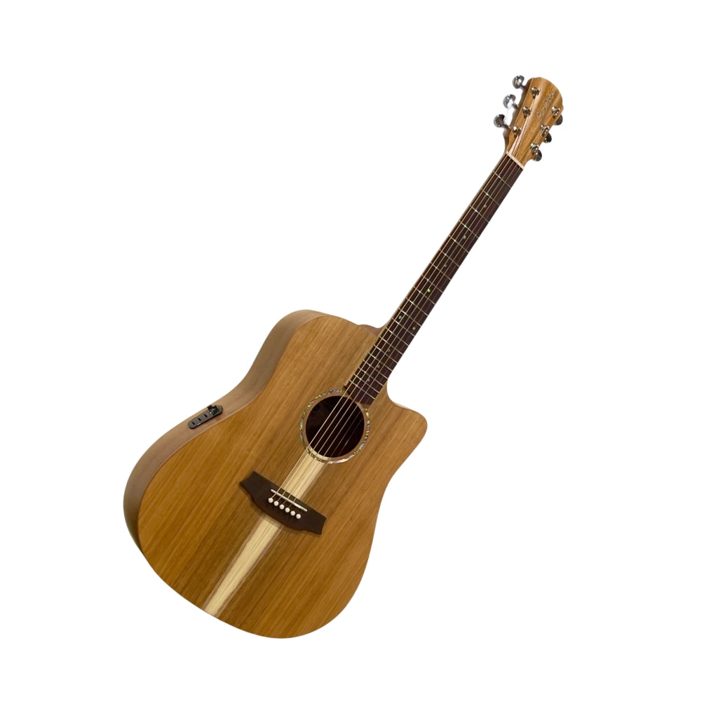 Cole Clark Studio Dreadnought All Solid Australian Blackwood Acoustic-Electric Guitar - Made China & Australia