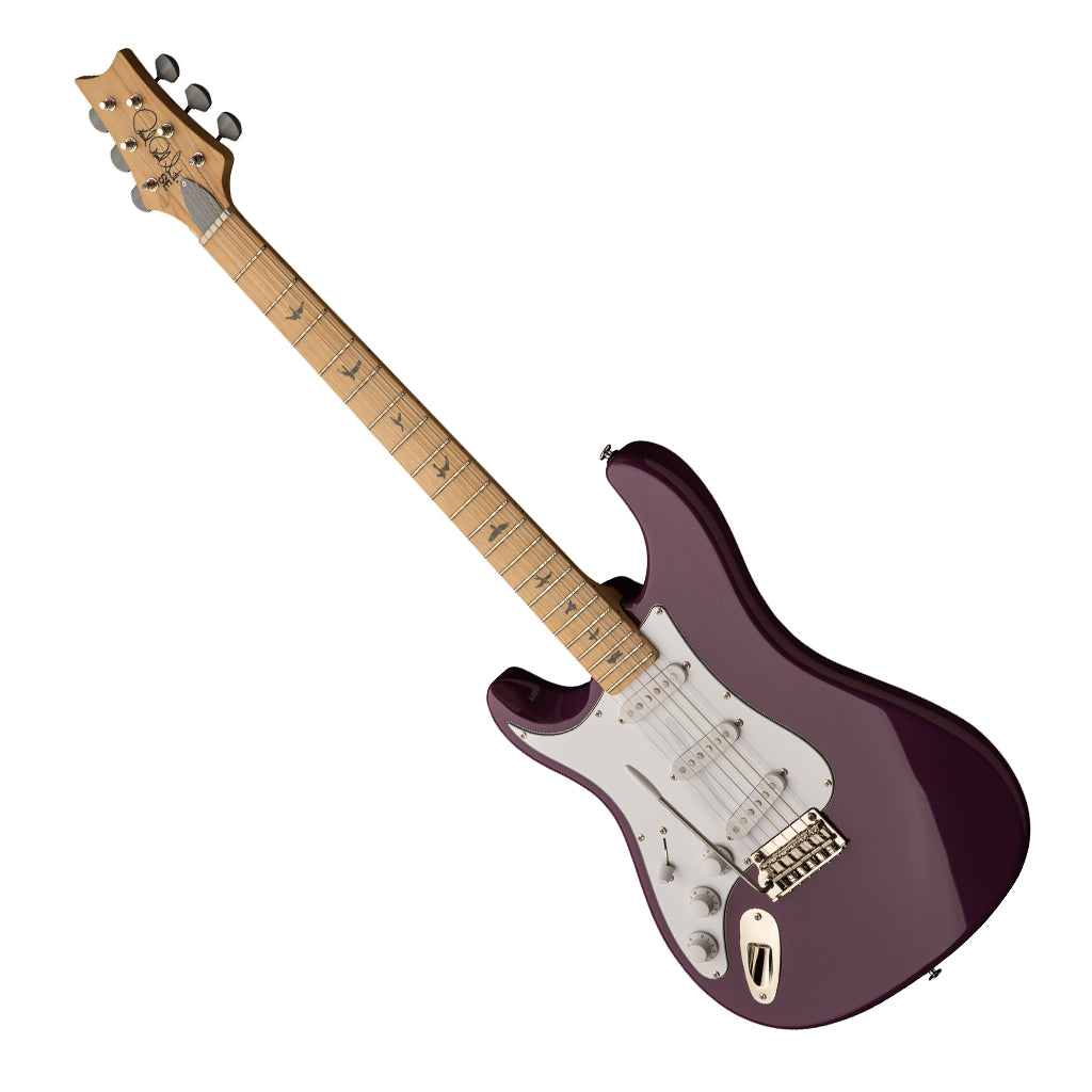 PRS SE Silver Sky Maple Fretboard Left Handed - Summit Purple