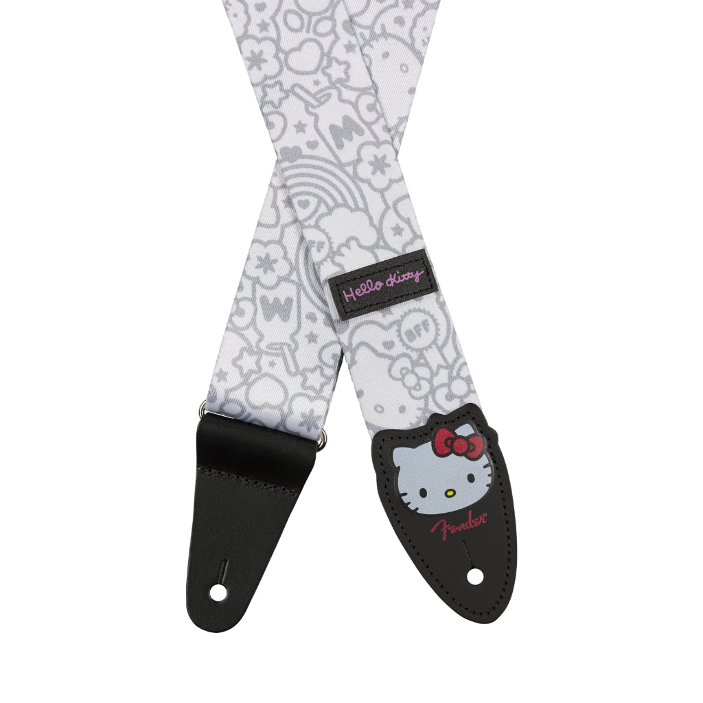 Fender x Hello Kitty - White Poly Strap - 2 inches