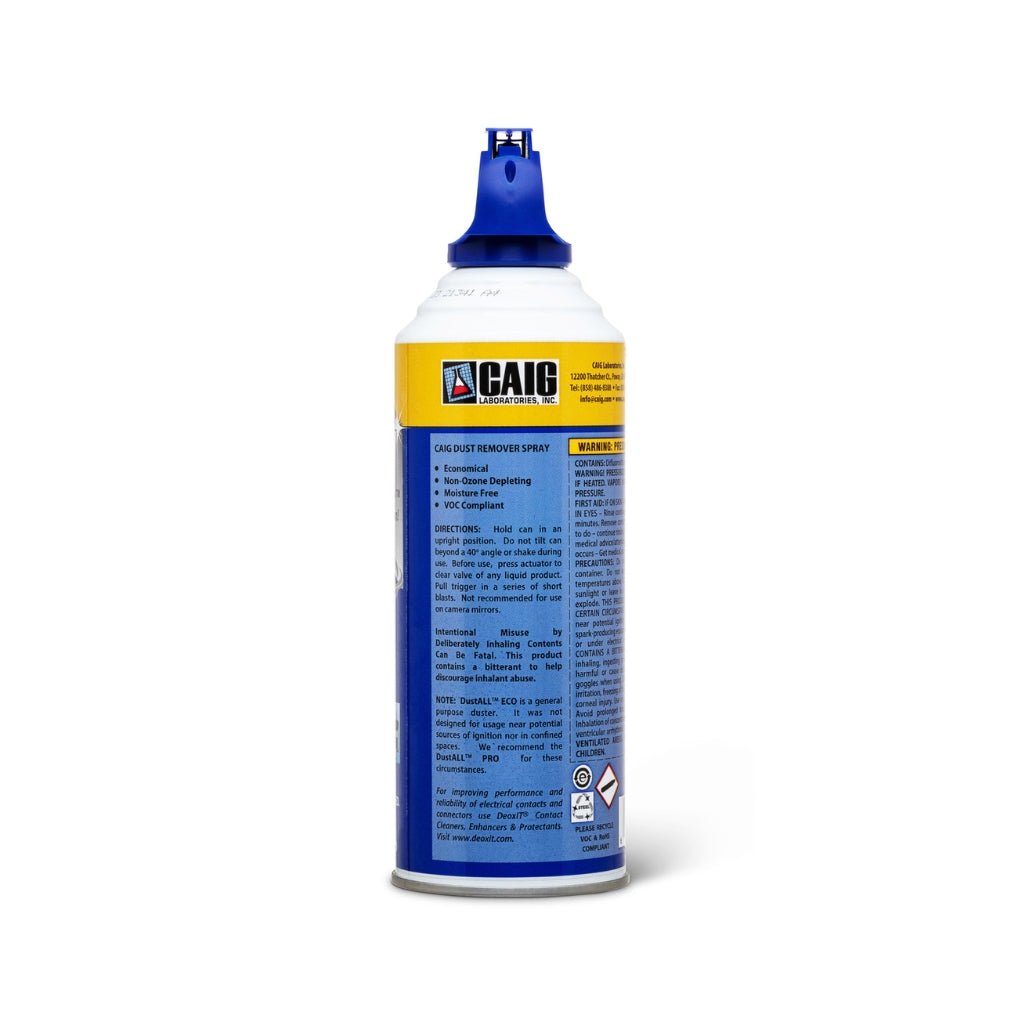 CAIG DustALL Compressed Air Instrument Care Products Sky Music
