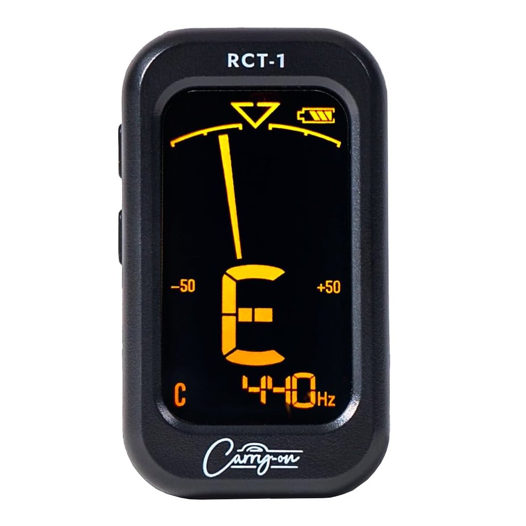 Carry-On RCT-1BK USB Rechargeable Clip-On Tuner - Black Guitar Tuners Sky Music