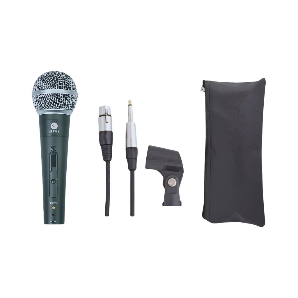 Carson MC63 Unidirectional Performance Microphone - Silver Microphones Sky Music