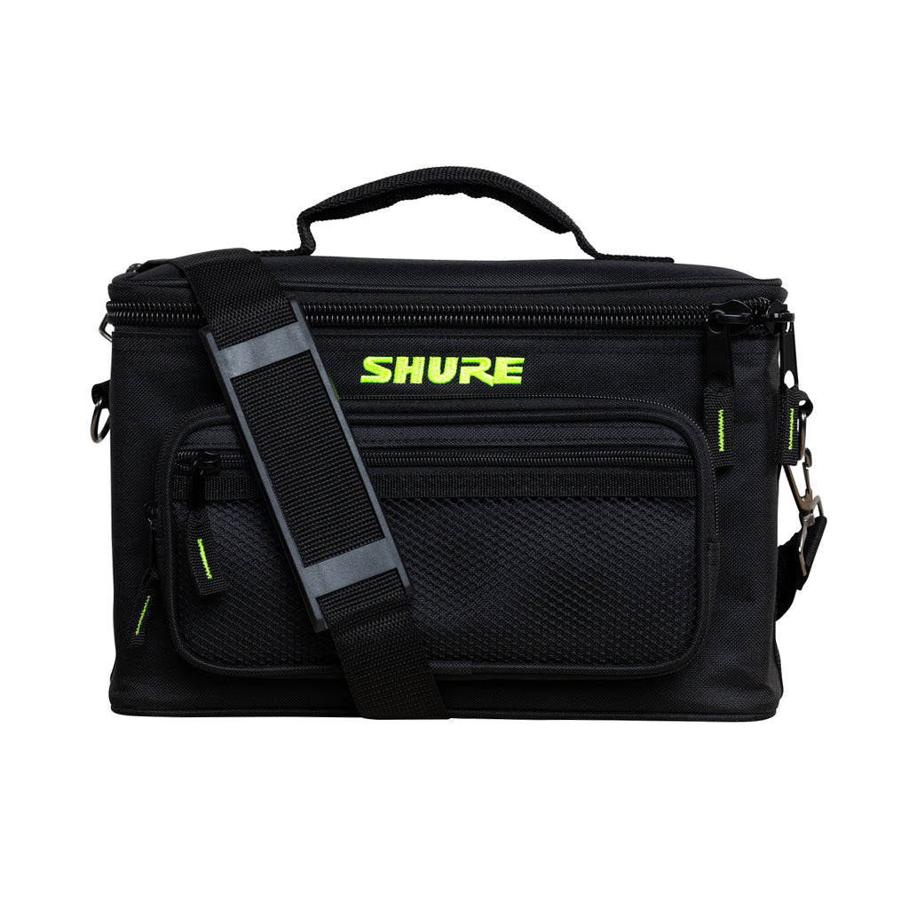 Shure By Gator SH-MICBAG04 Padded Microphone Bag - Holds Up to 4 Mics