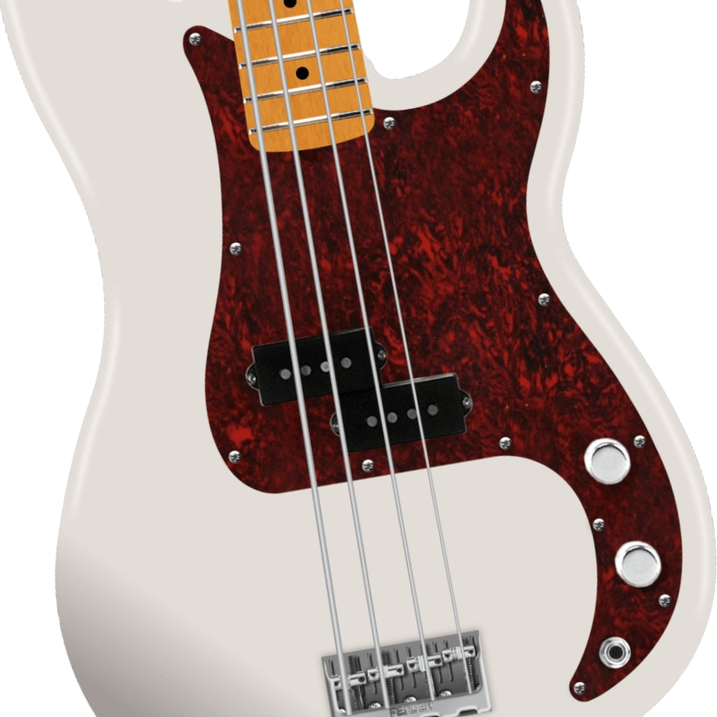 Fender American Professional Precision Bass Guitar - Olympic White, Maple Fingerboard