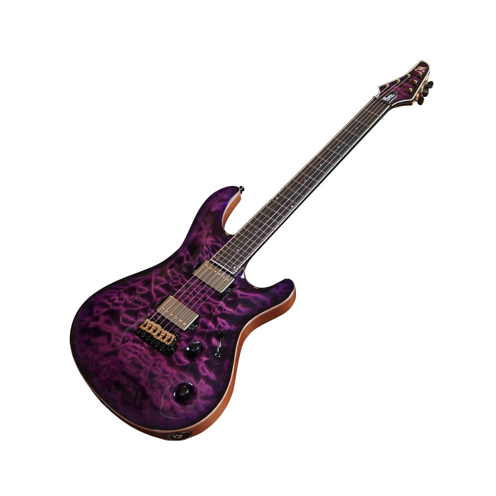 Mayones Regius Core Classic V24 6 Quilted Maple Top Electric Guitar - Infinite Purple