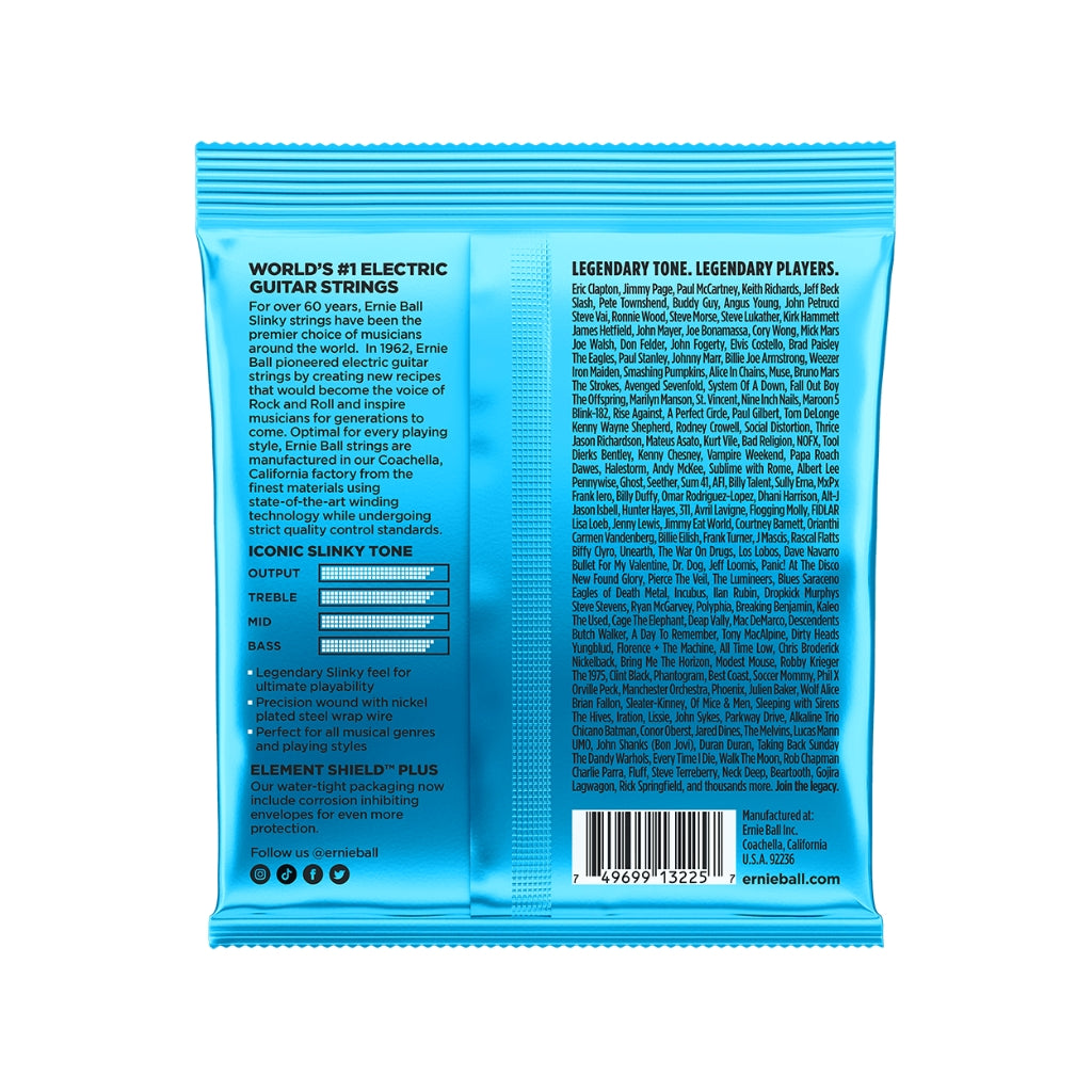 Ernie Ball Extra Slinky Nickel Wound 8-38 Electric Guitar Strings - 3 Pack