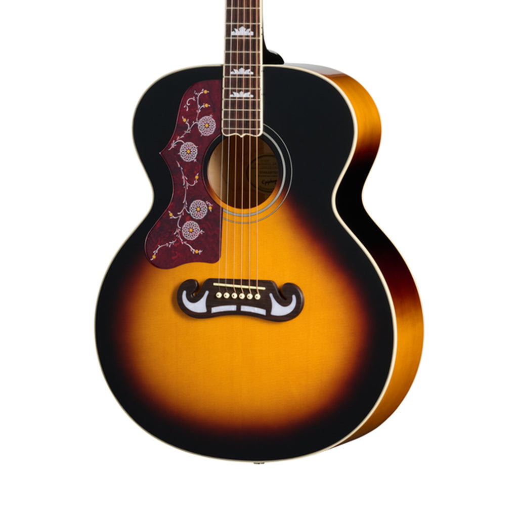 Epiphone J200 Studio Left Handed - Vintage Sunburst