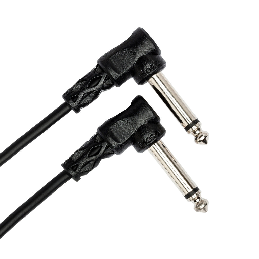 Hosa Technology - Molded Right-Angle to Same - Guitar Patch Cable 6 in 6 pc