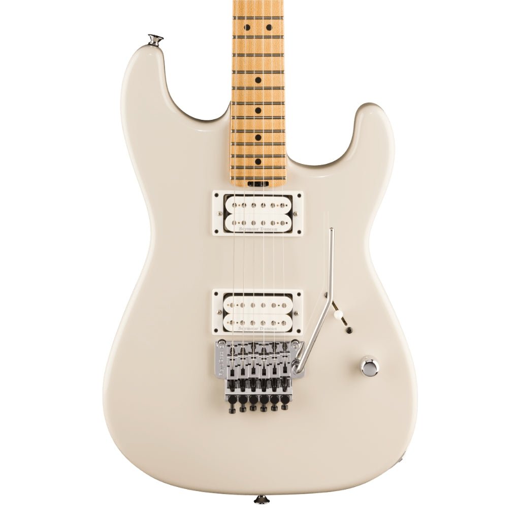 Charvel American Neo-Classic San Dimas SD1 HH FR Electric Guitar - Ivory Blitz, Maple Fingerboard Electric Guitars Sky Music