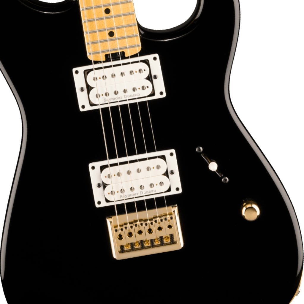 Charvel American Neo-Classic San Dimas SD1 HH HT Electric Guitar - Gloss Black, Maple Fingerboard Electric Guitars Sky Music