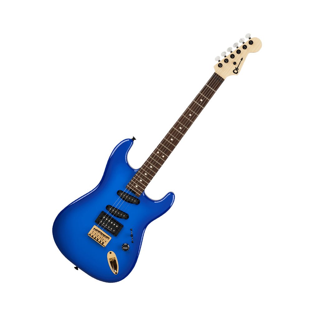 Charvel Jake E Lee Signature Pro-Mod San-Dimas Style 1 HSS Hardtail Rosewood Fingerboard - Blue Burst Electric Guitars Sky Music