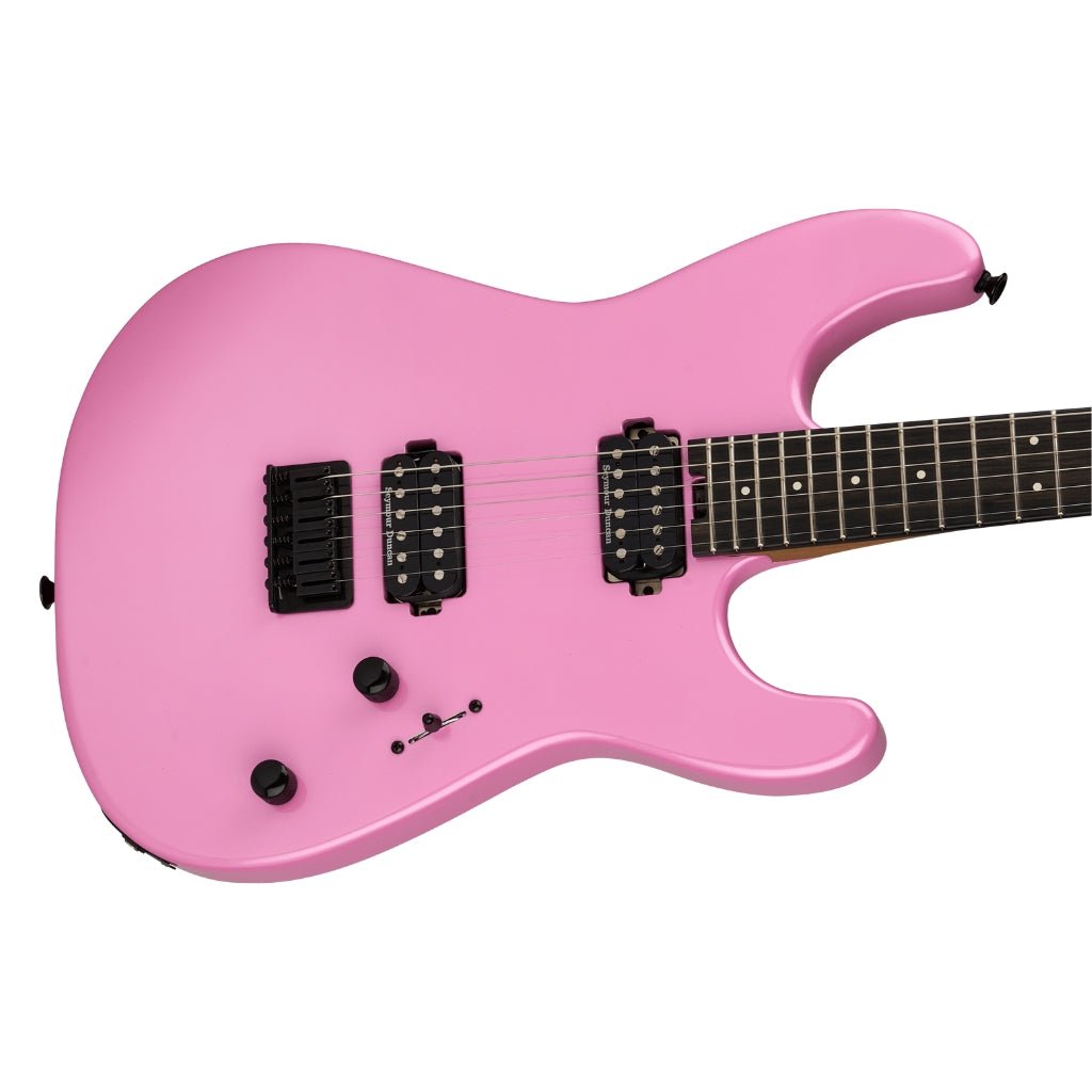 Charvel Mod Plus SD1 HH HT Electric Guitar, Ebony Fingerboard - Platinum Pink Electric Guitars Sky Music